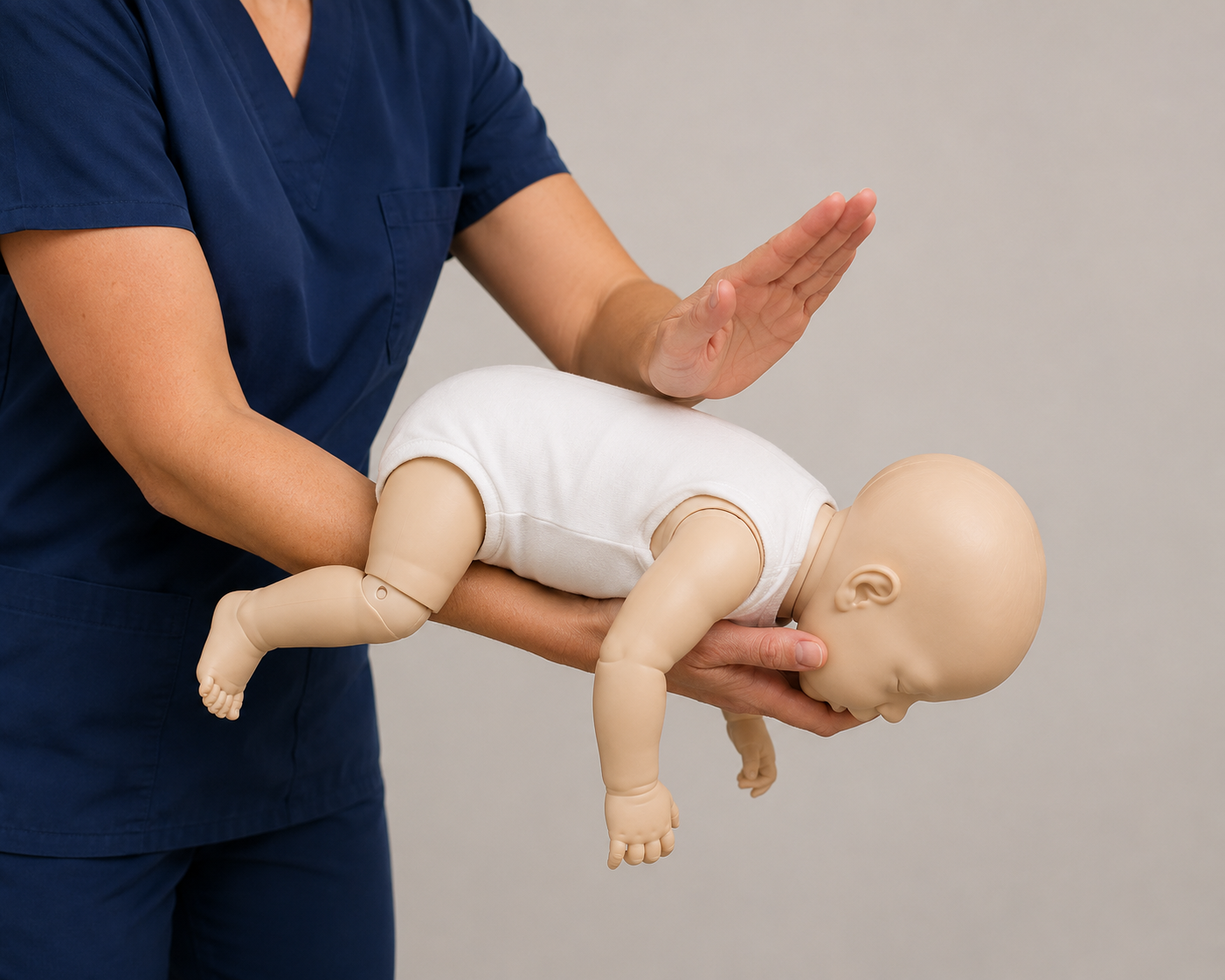 Maniobra de Heimlich en bebés menores de 1 año